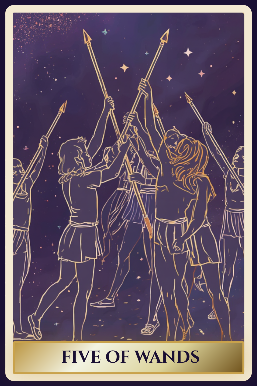 Five of Wands